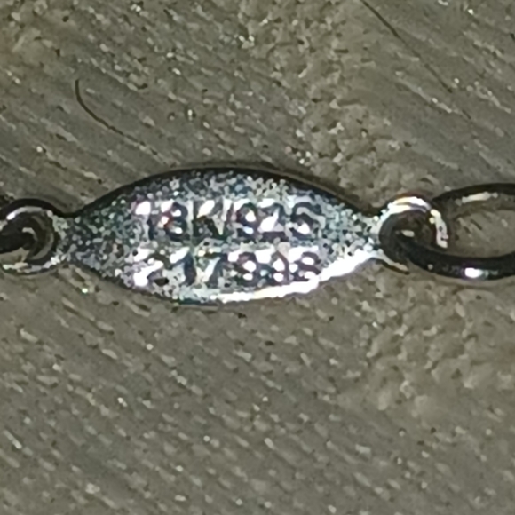 Gabriel & Co. Sterling Silver & 18k Station Necklace, 18 Inches - Picture 7 of 8